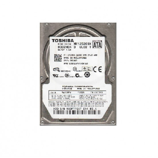 120GB Toshiba 2.5 SATA-3Gb/s 5400rpm 8MB Notebook HD