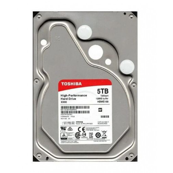 5TB Toshiba, 7200RPM, 128MB, 6Gbps, 3.5, SATA-III Hard Drive