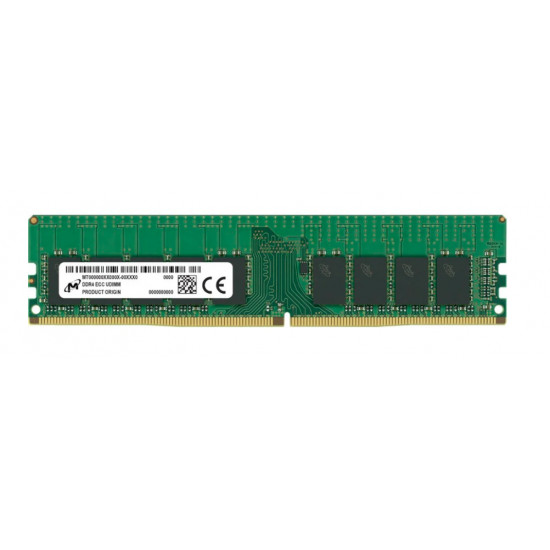 16GB Micron, DDR4-3200Mhz, UDIMM, ECC, Memory Module