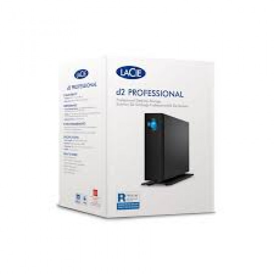 10TB LaCie D2 Professional USB 3.1 Type-C External Desktop Drive, (Retail Packaging)