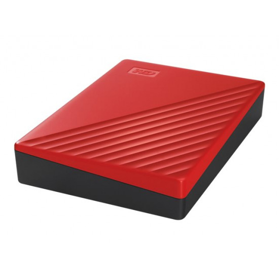 WD My Passport 4TB portable HDD USB3.0 USB2.0 compatible Red Retail