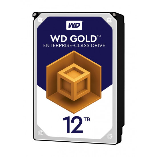 Western Digital Gold internal hard drive 12 TB 7200 RPM 256 MB 3.5 Serial ATA III