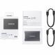 2TB Samsung Portable T7 USB 3.2 Gen2 Titan Gray retail