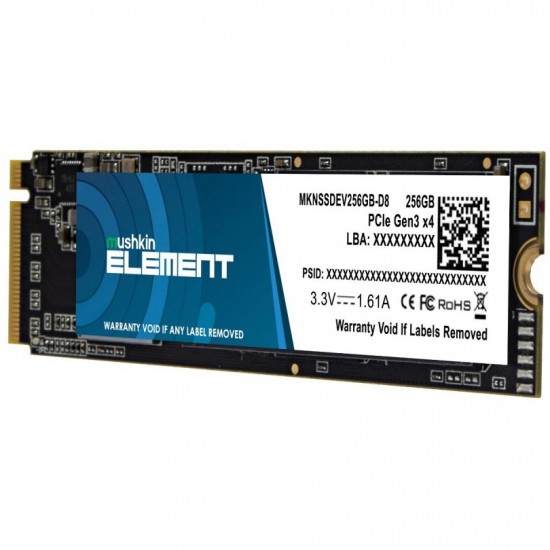 M.2 256GB Mushkin Element NVMe PCIe3.0 x 4